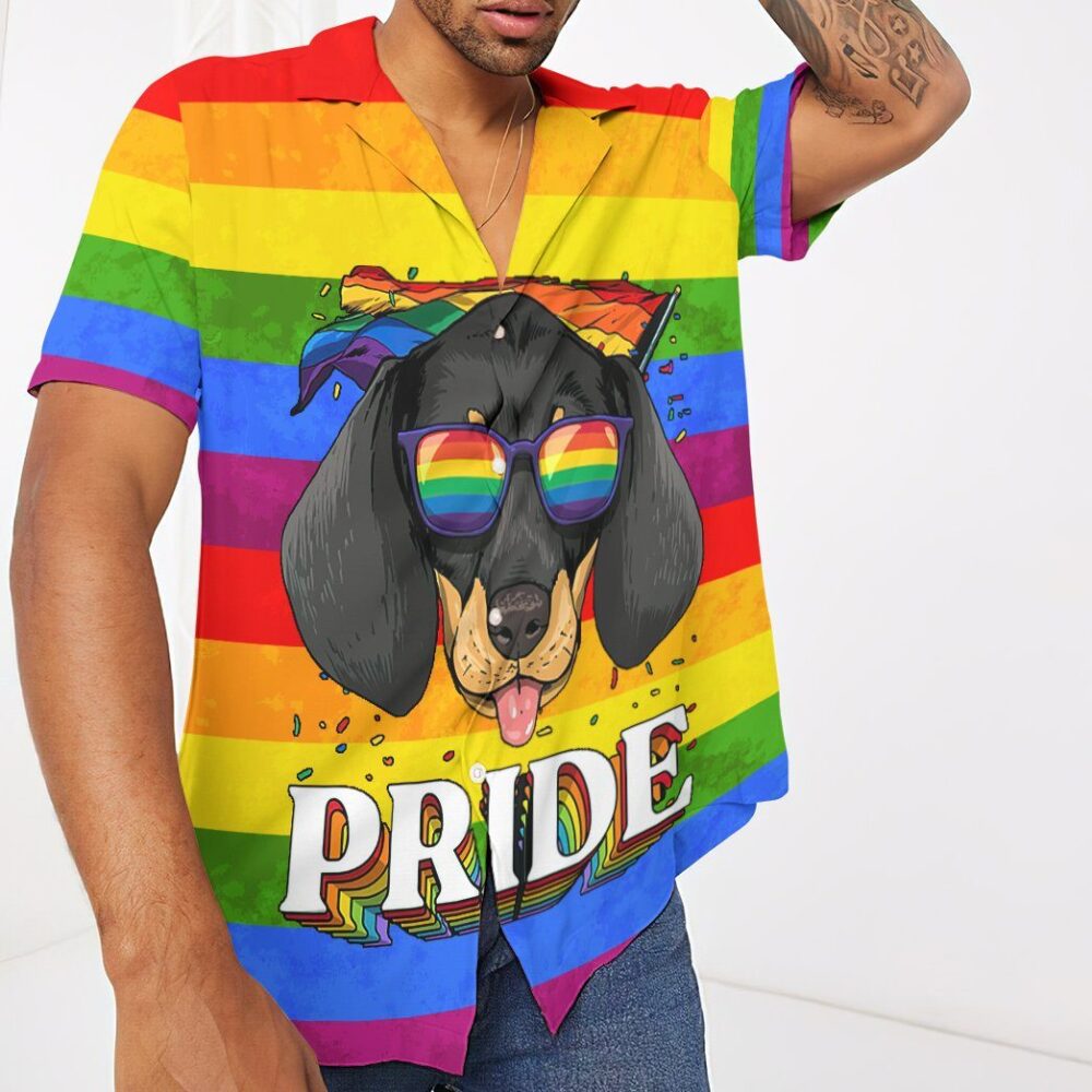 Im Proud And So Is My Dachshund Custom Short Sleeve Shirts