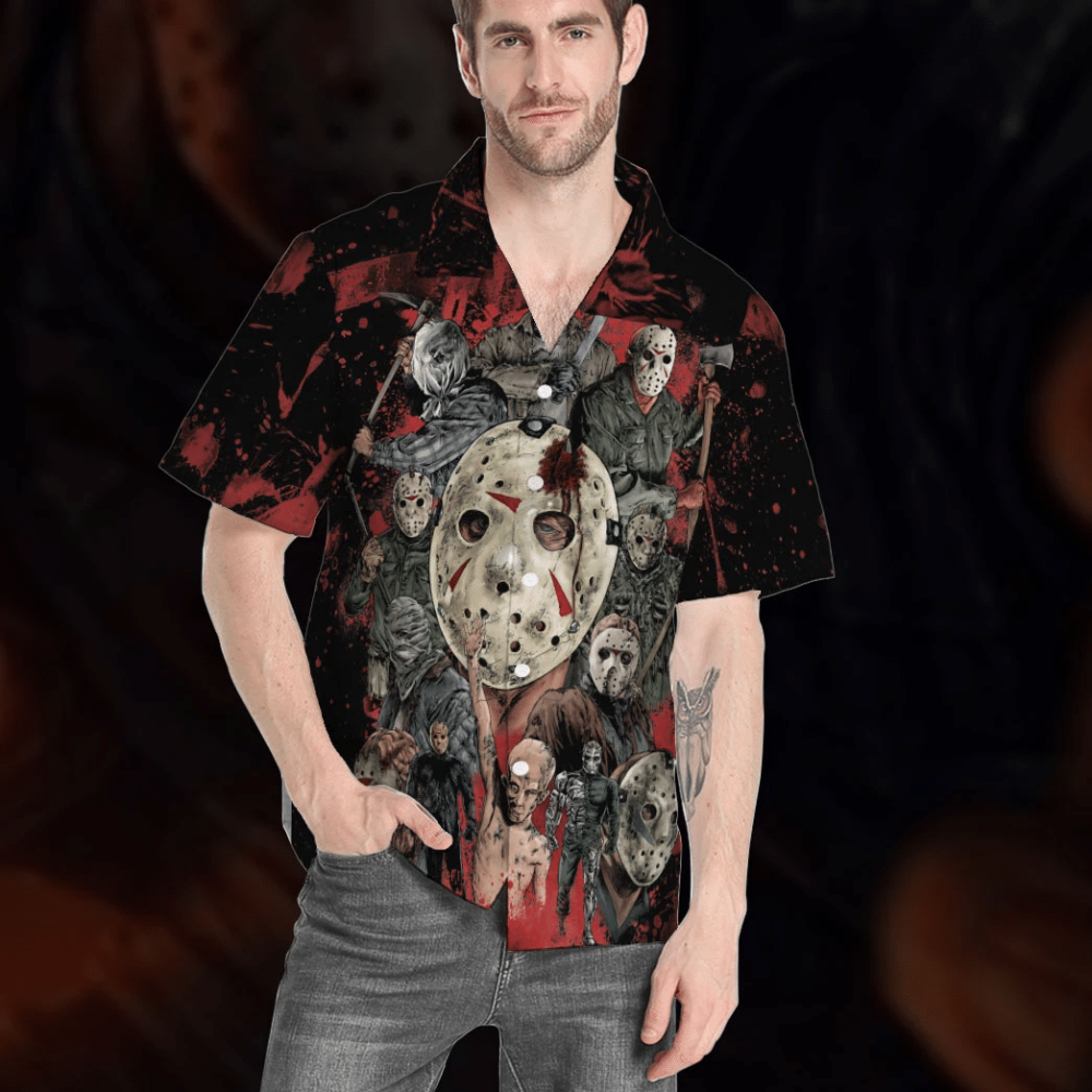 Jason Horror Custom Short Sleeve Shirt