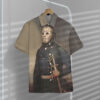 Jason Voorhees Friday The 13Th Portrait Custom Short Sleeve Shirt Zxoll