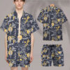 Jay Hernandez Hula Moon Navy Retro From The Magnum Pi Reboot Custom Hawaii Shirt Mjem6