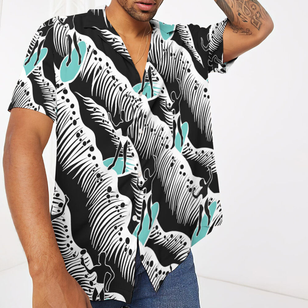 Jay Hernandez Surfer Navy Retro From The Magnum Pi Reboot Custom Hawaii Shirt