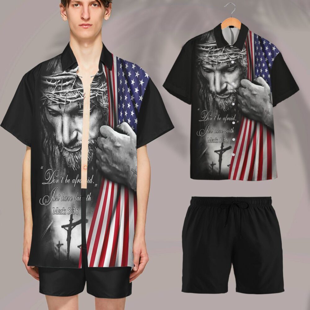 Jesus Christ Just Have Faith Custom Short Sleeve Shirts