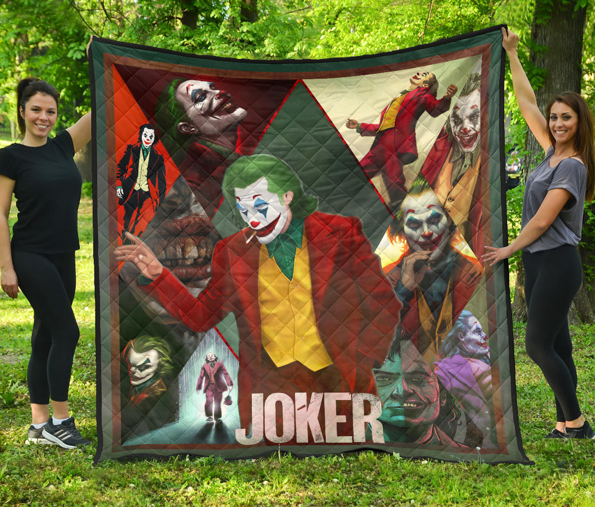 Joker The Clown Premium Quilt Blanket Movie Home Decor Custom For Fans