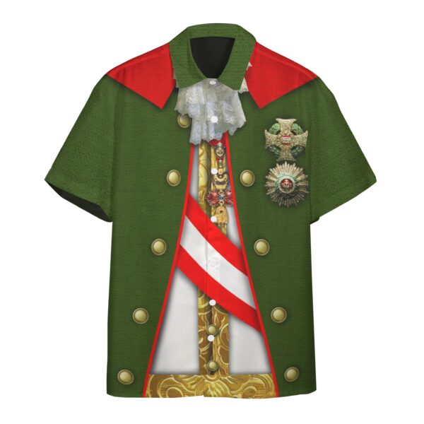 Joseph II Holy Roman Emperor Custom Short Sleeve Shirt