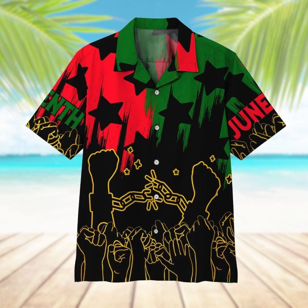 Juneteenth Custom Hawaii Shirt