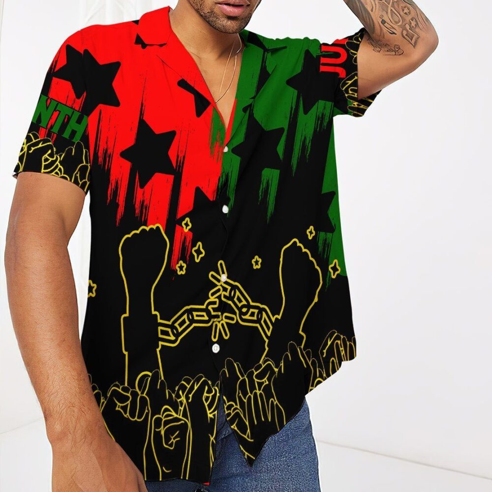 Juneteenth Custom Hawaii Shirt