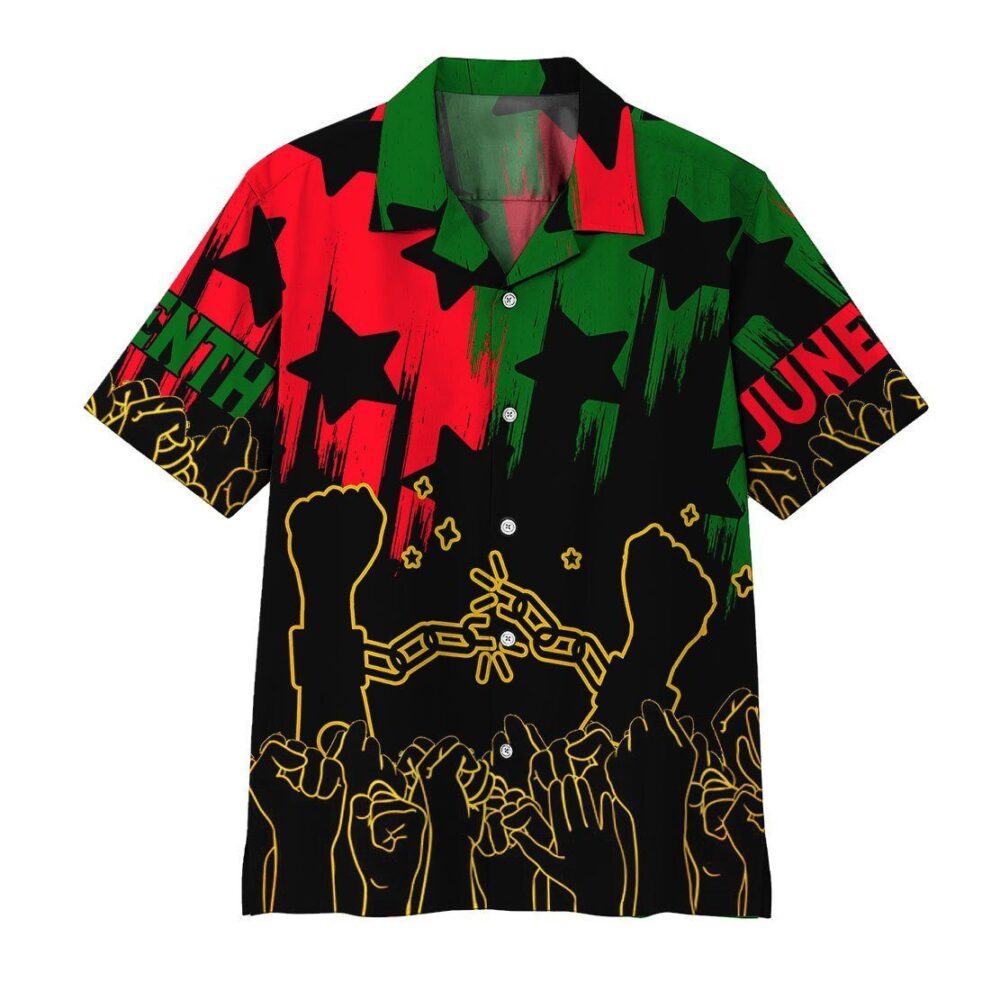 Juneteenth Custom Hawaii Shirt