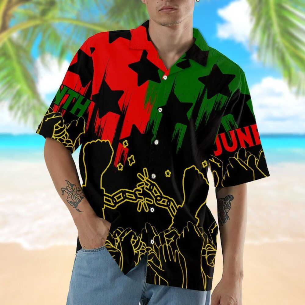 Juneteenth Custom Hawaii Shirt