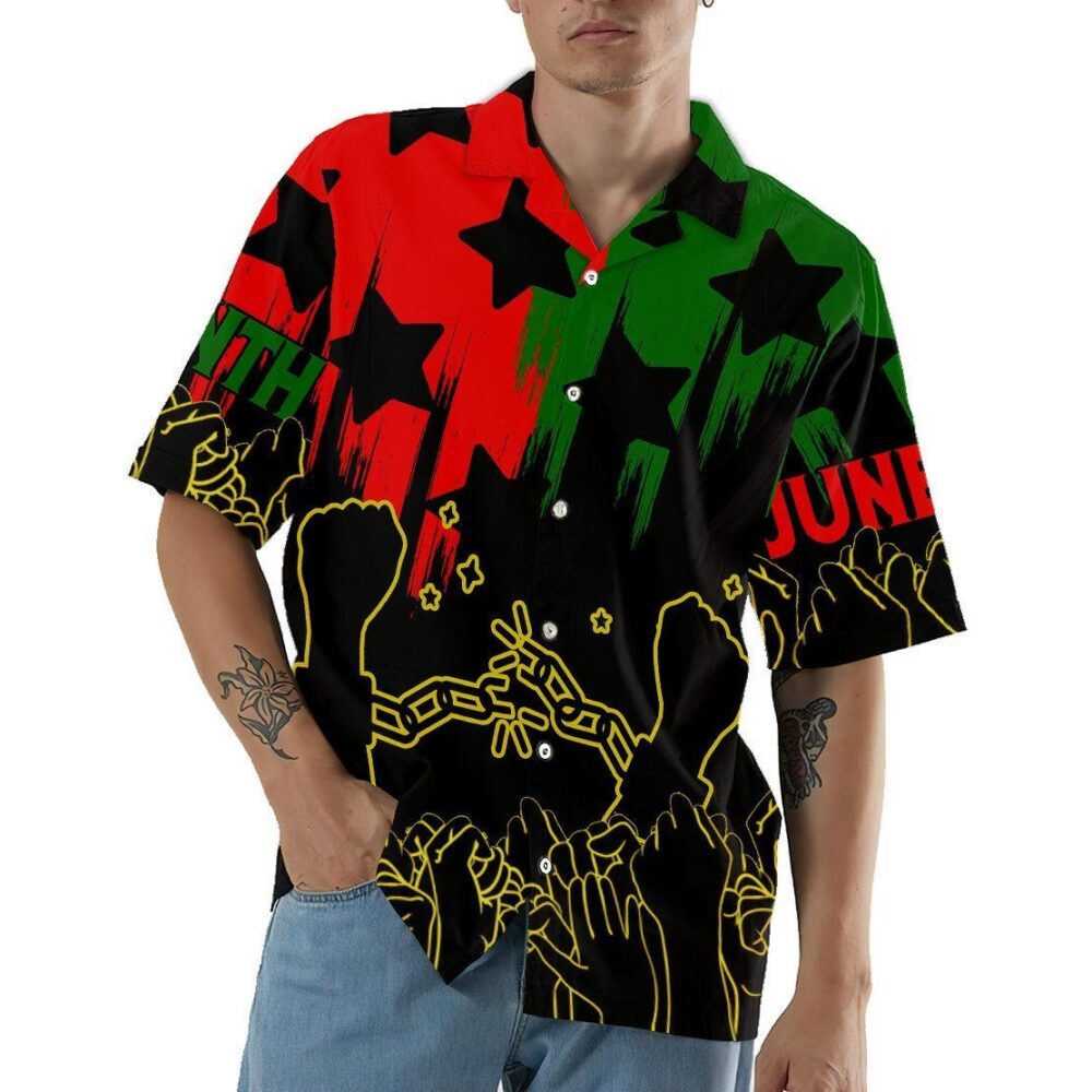 Juneteenth Custom Hawaii Shirt