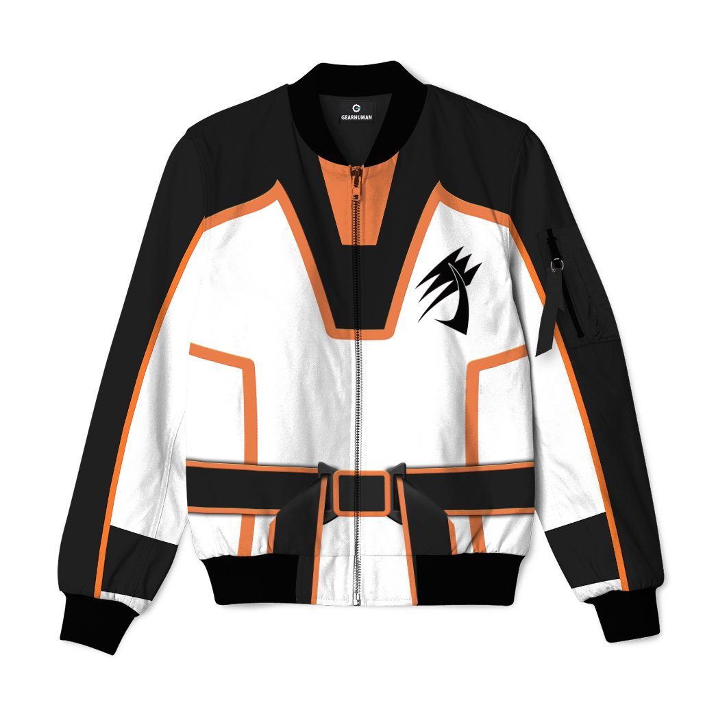 Jungle Fury Rhino Power Ranger Bomber Jacket