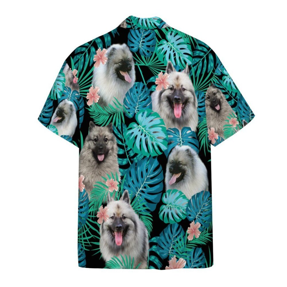 Keeshond Dog Summer Custom Short Sleeve Shirt