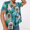 Keeshond Dog Summer Custom Short Sleeve Shirt Yscsv