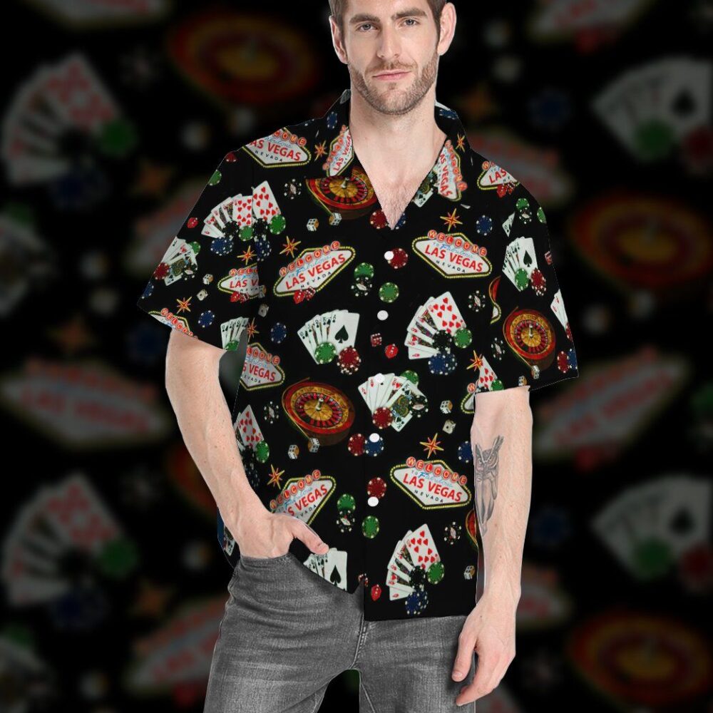 Las Vegas Gambling Custom Hawaii Shirt