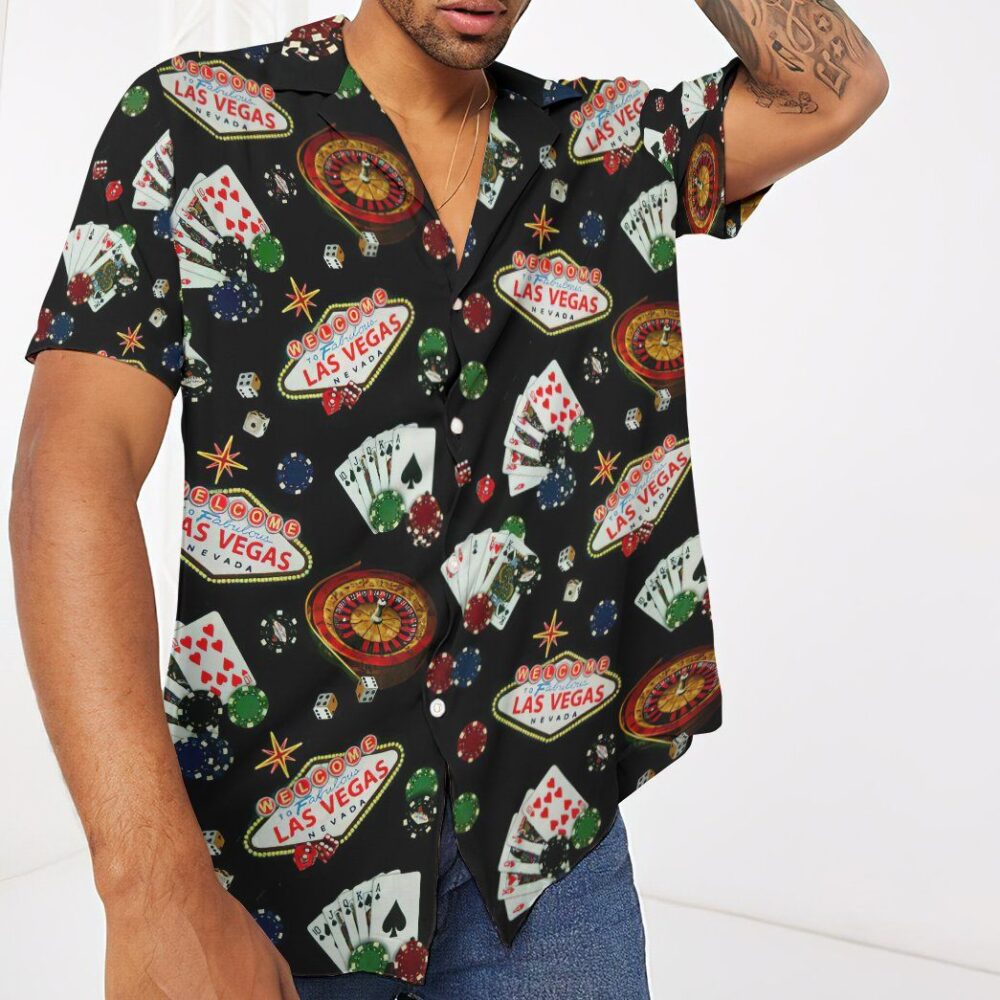 Las Vegas Gambling Custom Hawaii Shirt