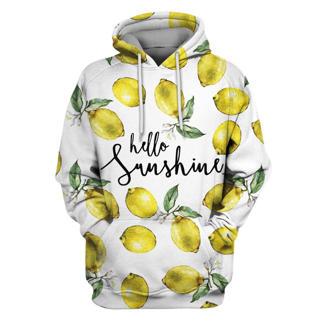 Lemons Hello Sunshine Custom T-Shirt Hoodie Apparel