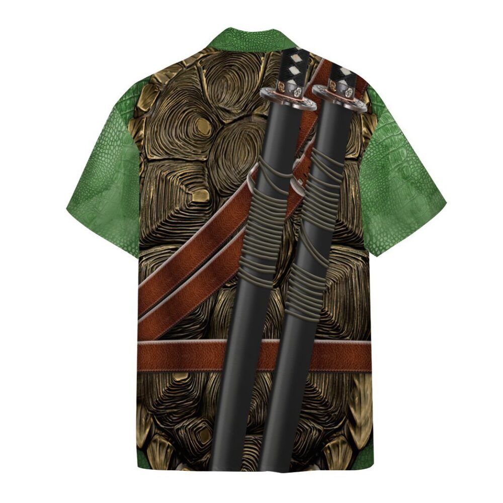 Leonardo Tmnt Leo Cosplay Custom Short Sleeve Shirt