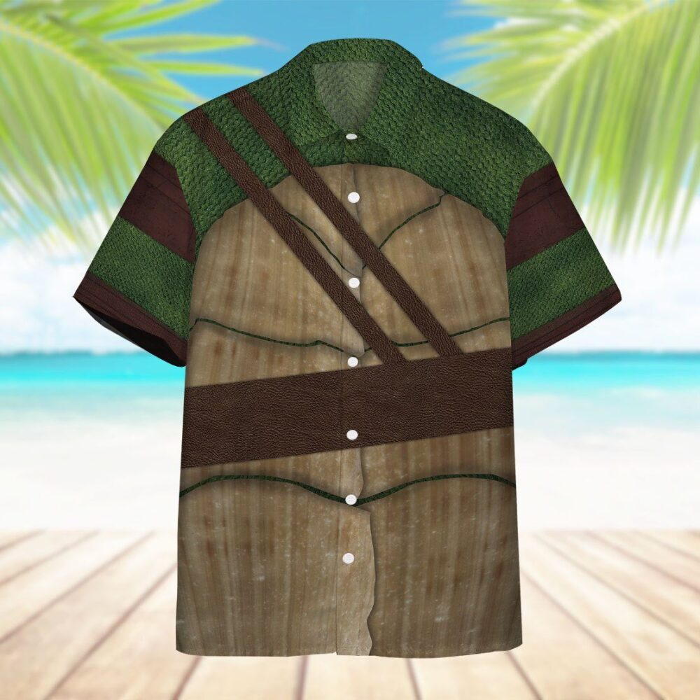 Leonardo Tmnt Leo Hawaii Shirt