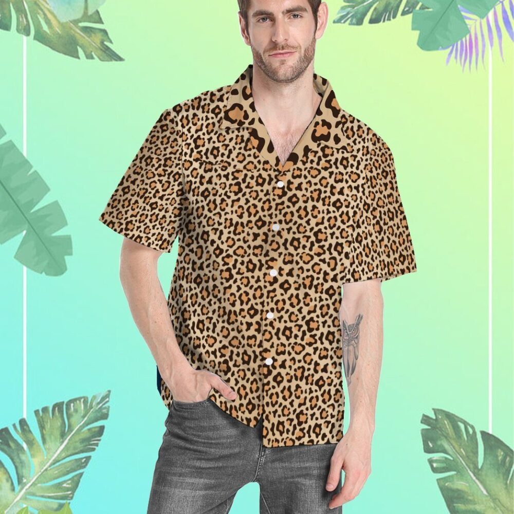 Leopard Skin Custom Hawaiian Shirts For Men And Women