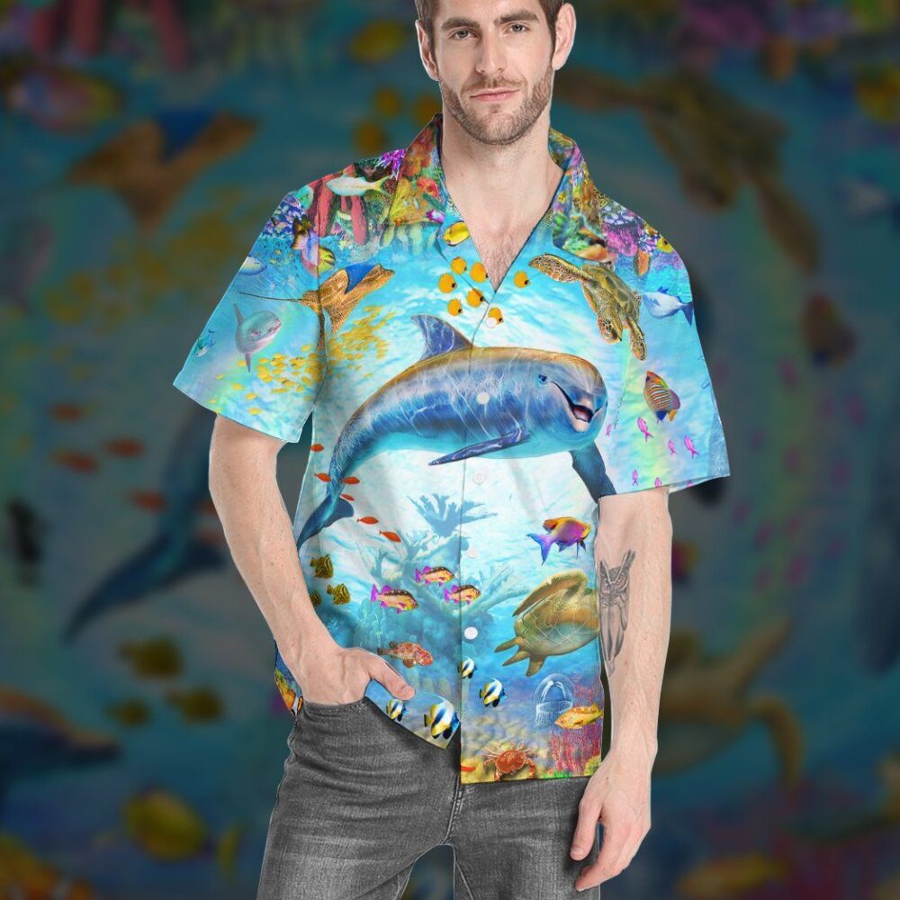 Life In The World’S Oceans Custom Short Sleeve Shirt