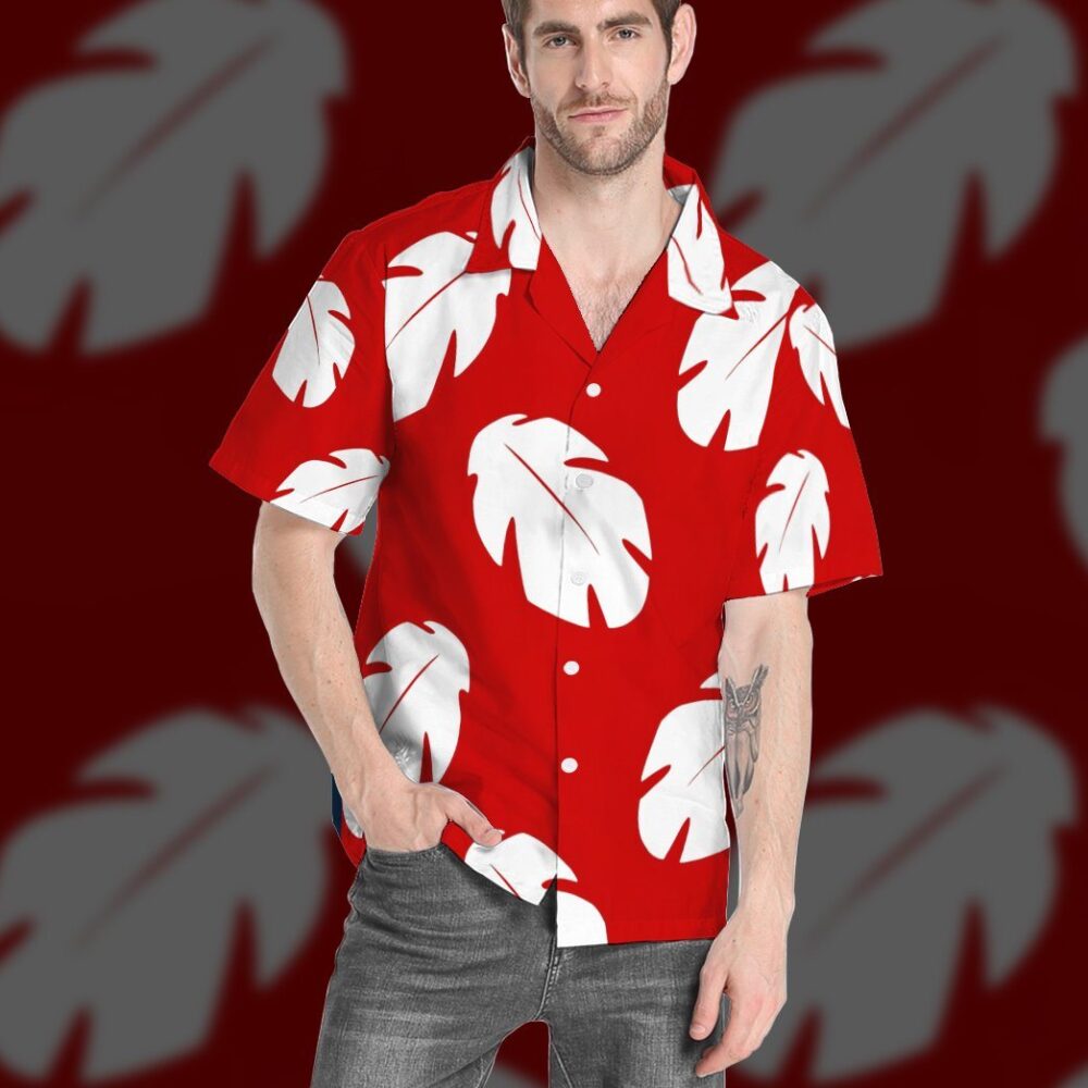 Lilo Hawaiian Floral Leaves Custom Hwaii Shirt