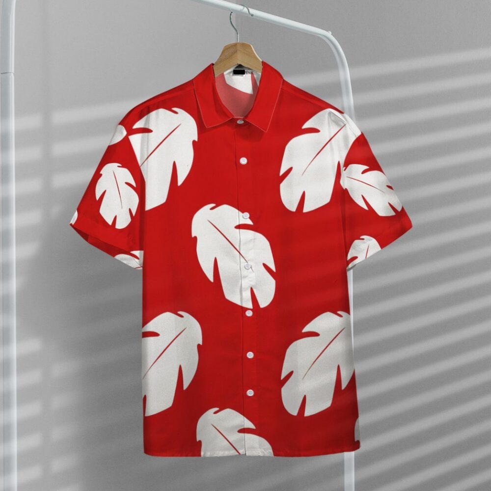 Lilo Hawaiian Floral Leaves Custom Hwaii Shirt