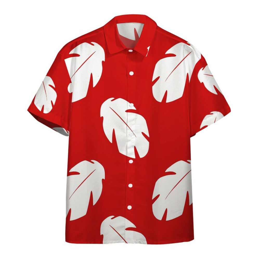 Lilo Hawaiian Floral Leaves Custom Hwaii Shirt