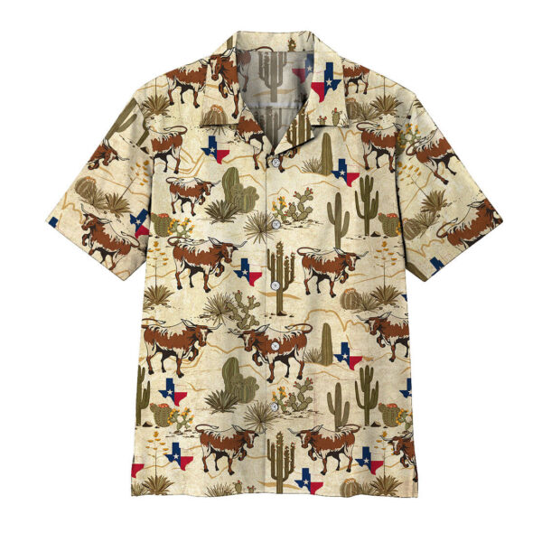 Longhorn Texas Hawaii Shirt