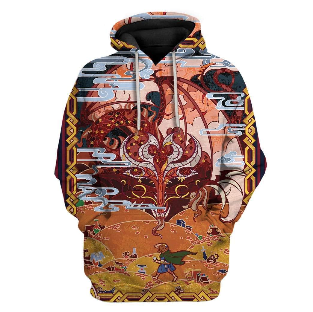 Lord Of The Rings The Hobbit Dragon’s Treasure Custom Hoodies Apparel