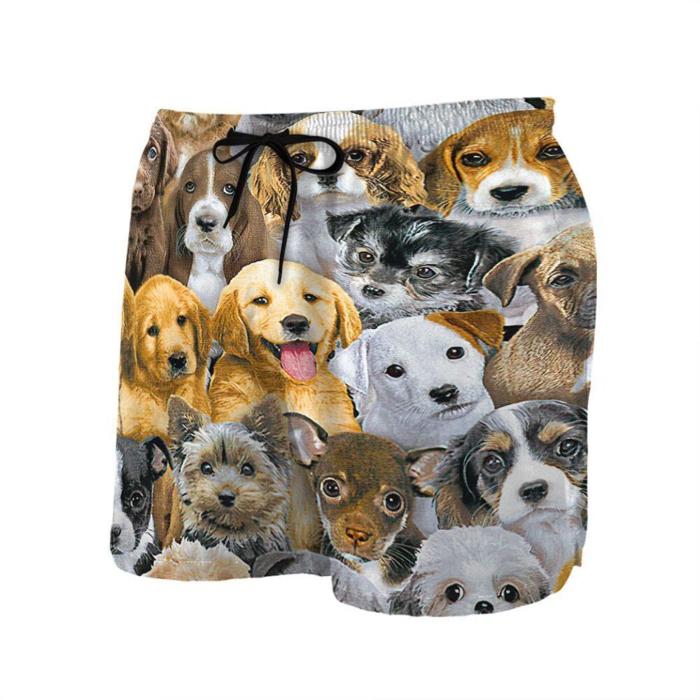 Lots Of Adorable Puppy Custom Short Sleeve Shirt