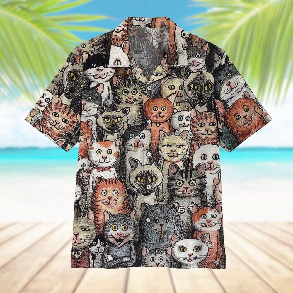 Lots Of Dark Cats Hawaii T-Shirt