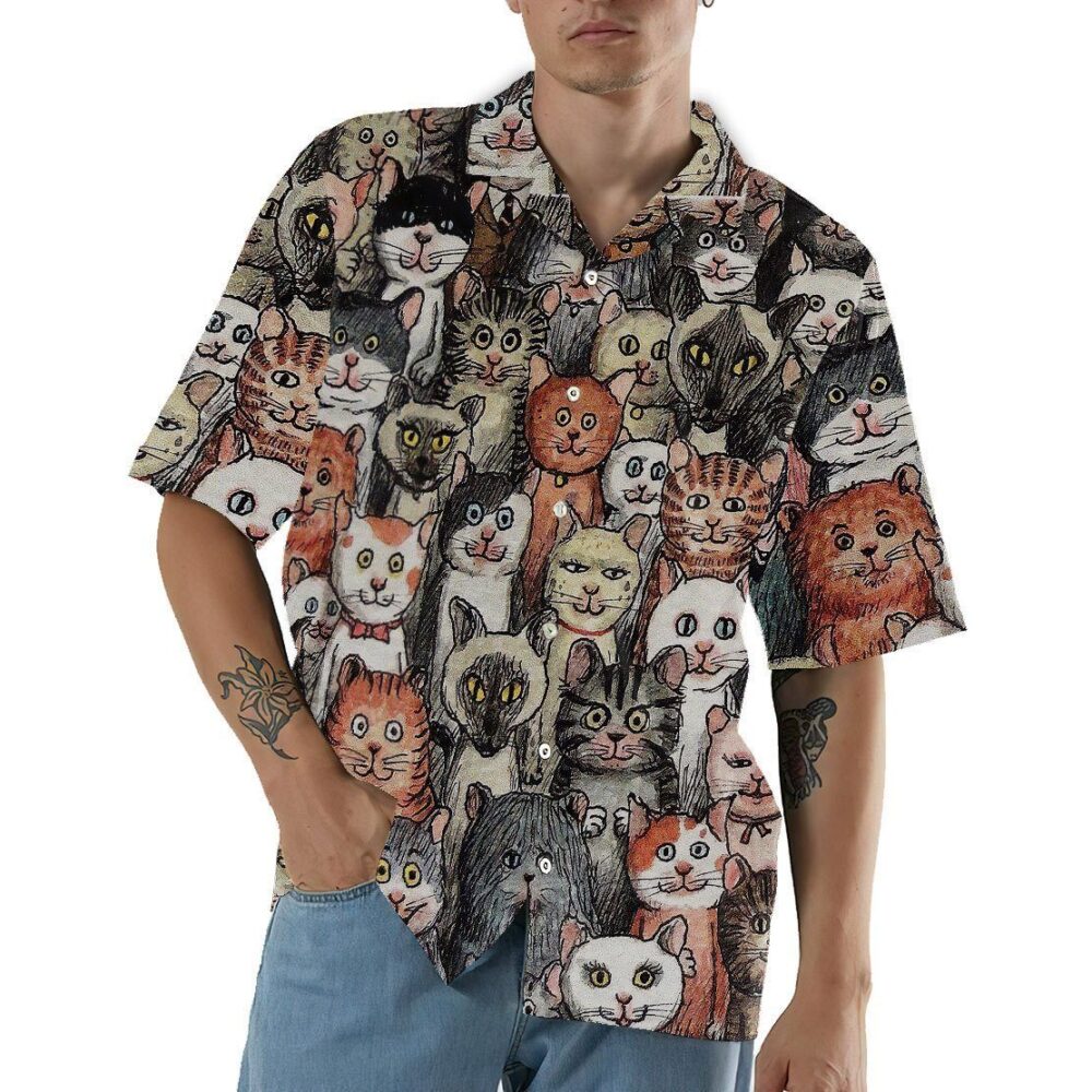 Lots Of Dark Cats Hawaii T-Shirt