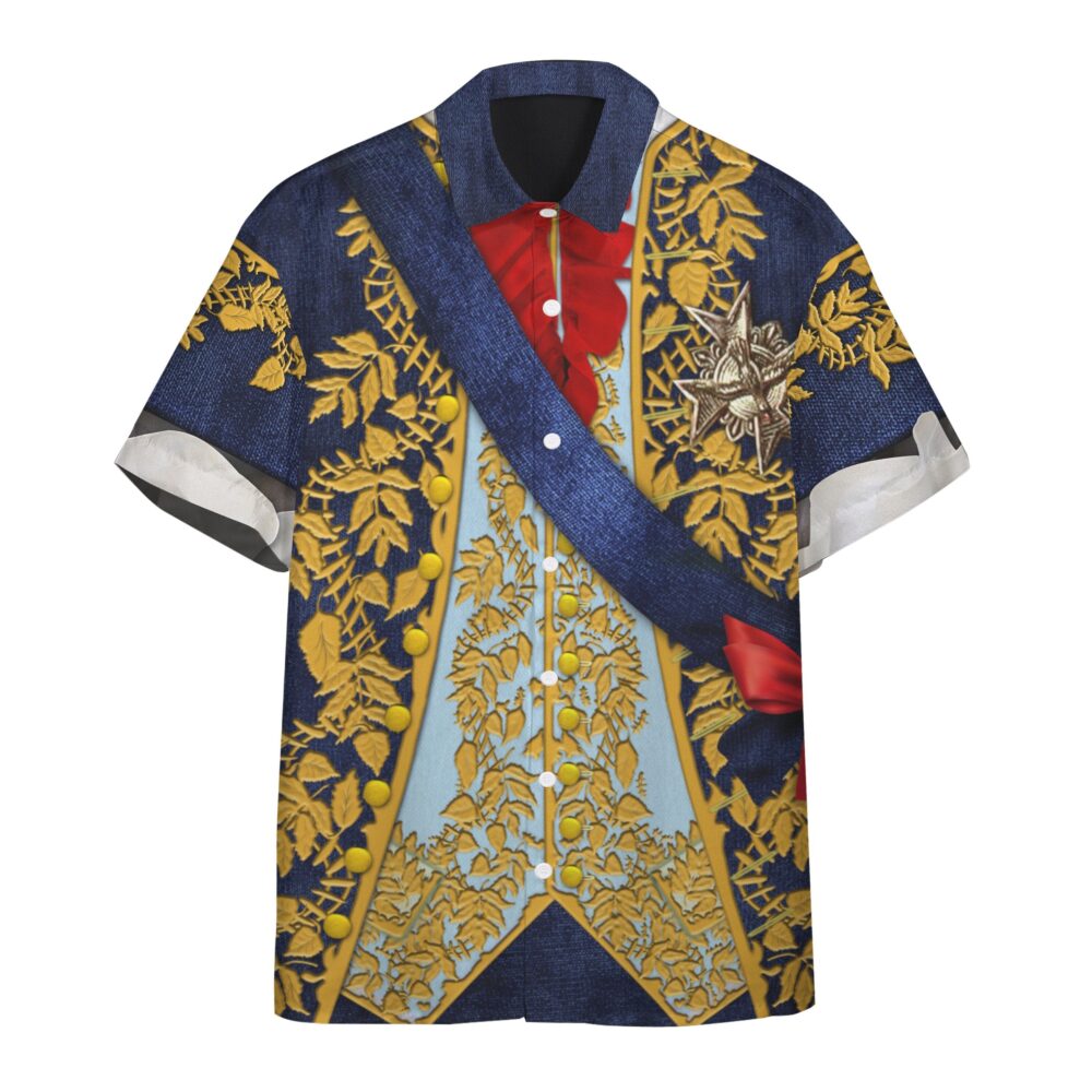 Louis Xv Custom Short Sleeve Shirt