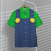 Luigi Custom Short Sleeve Shirt Fbww7