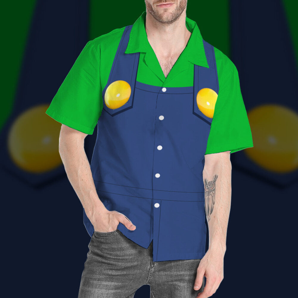 Luigi Custom Short Sleeve Shirt