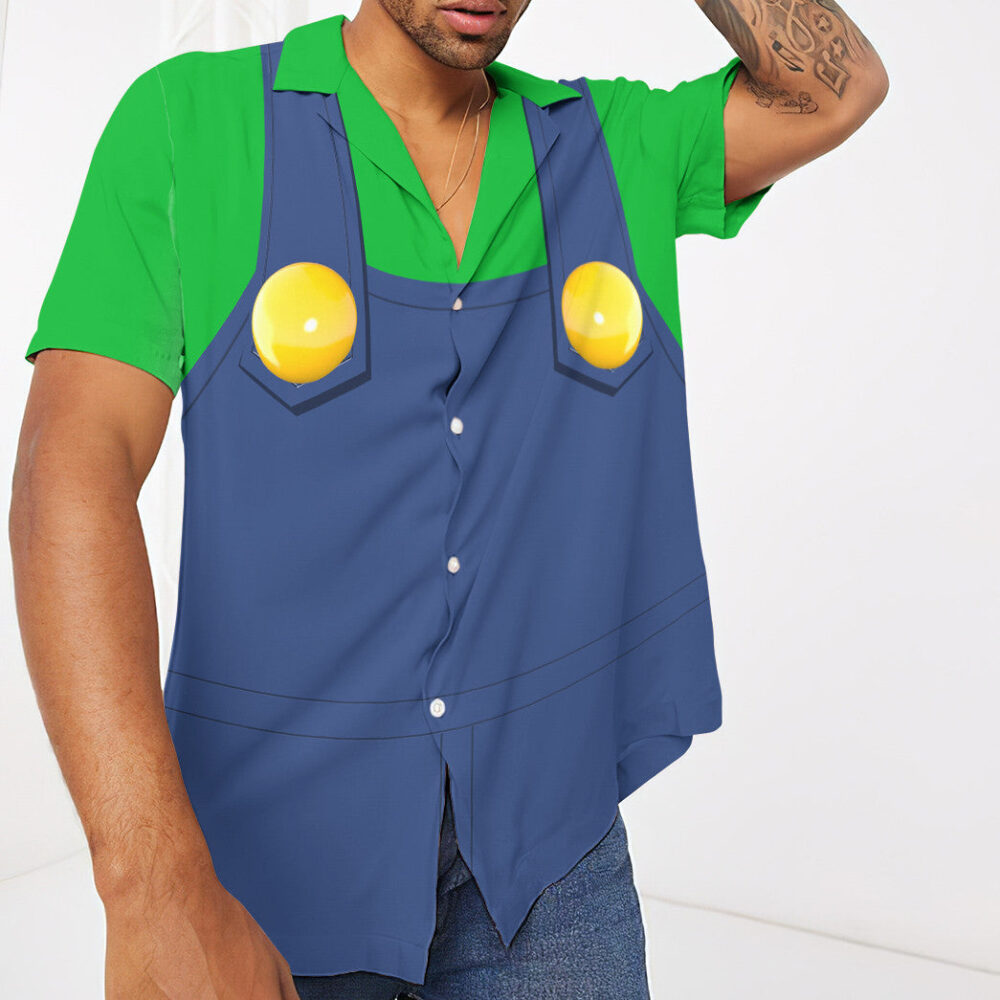 Luigi Custom Short Sleeve Shirt