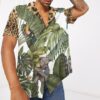 Magical Jungle With Leopard Skin Hawaii Shirt 3Gfra