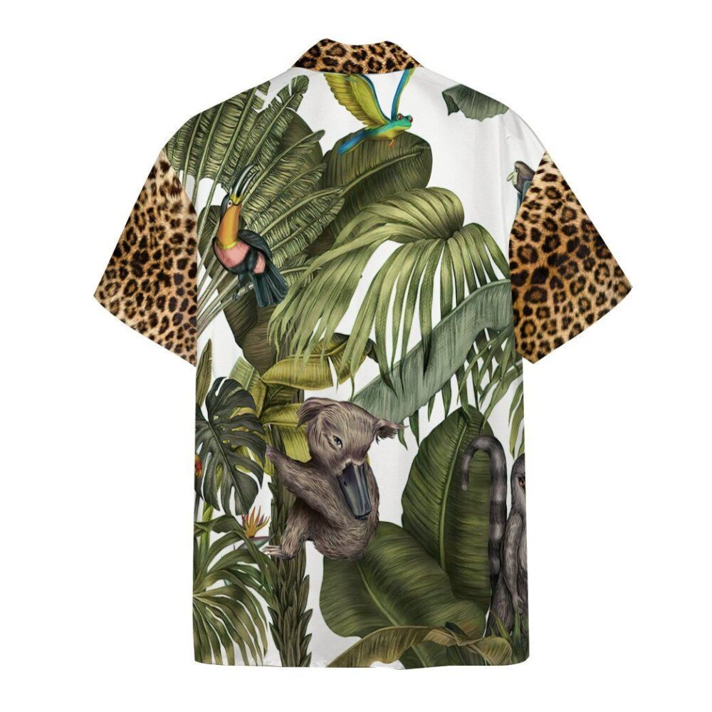 Magical Jungle With Leopard Skin Hawaii Shirt