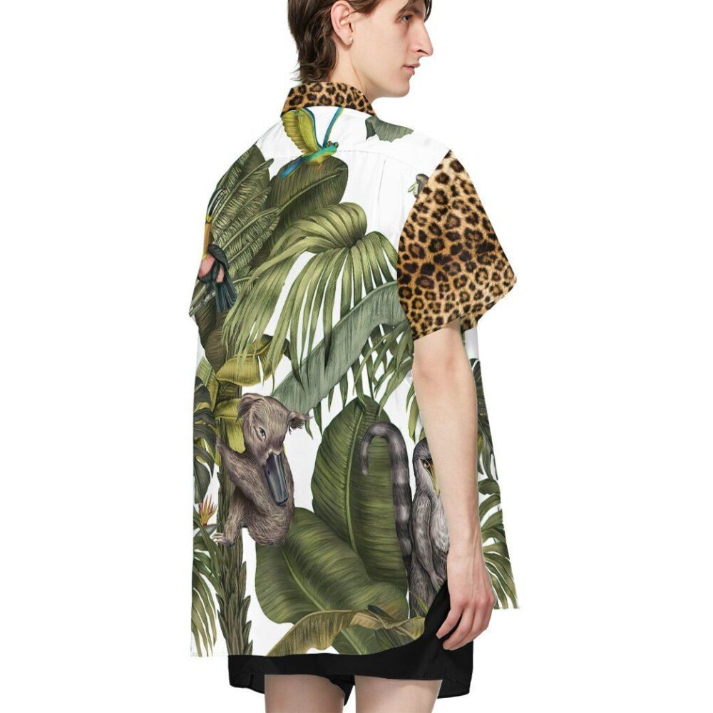 Magical Jungle With Leopard Skin Hawaii Shirt