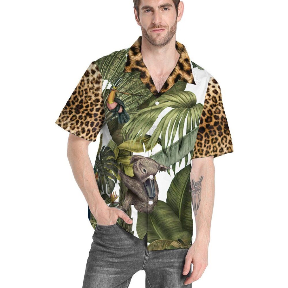 Magical Jungle With Leopard Skin Hawaii Shirt