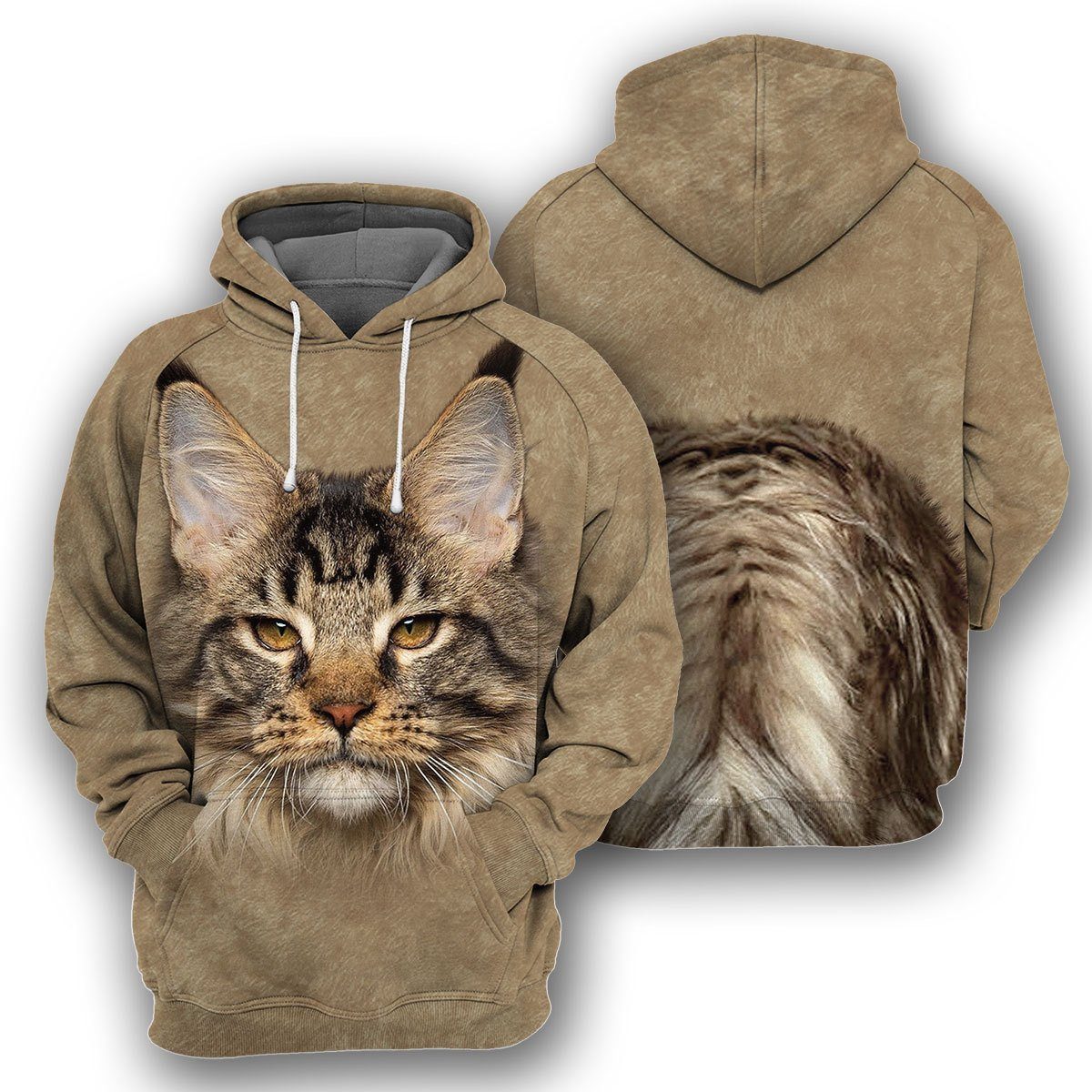 Maine Coon Unique All Over Print T-Shirt Hoodie Gift Ideas