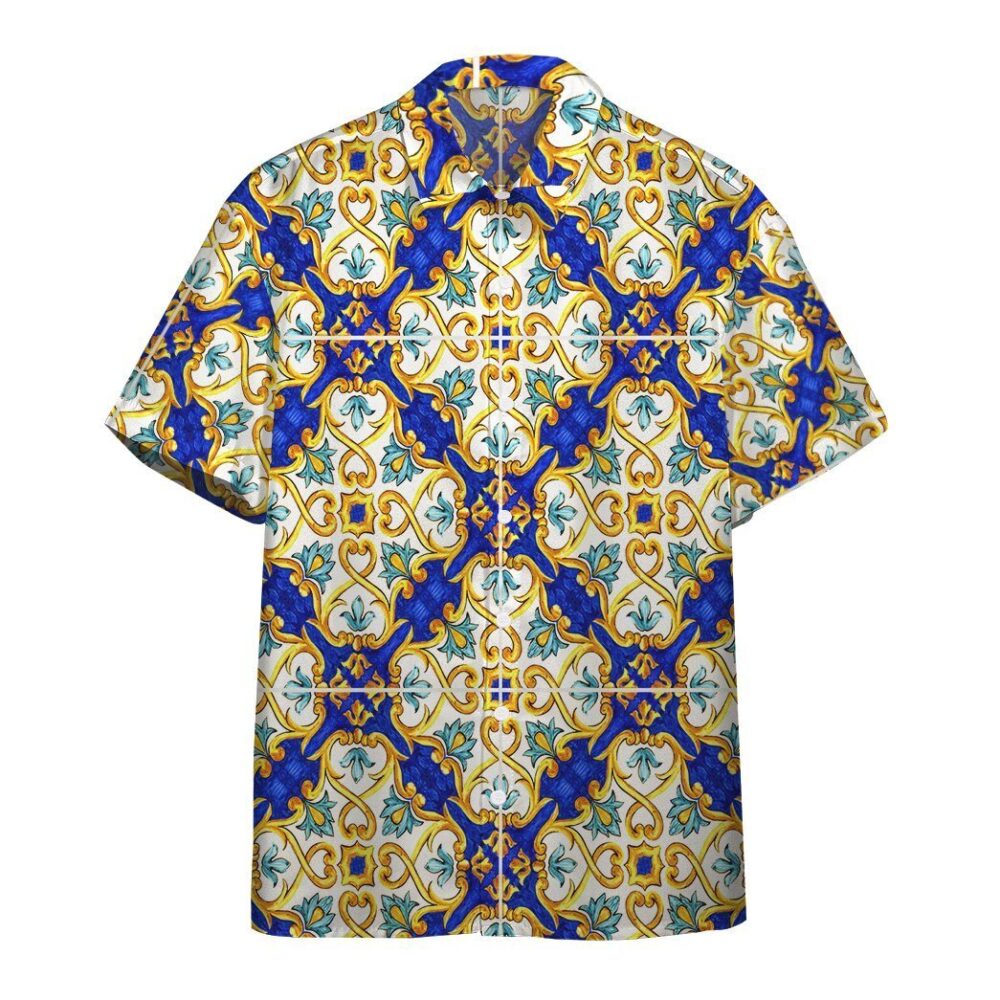 Majolica Buttun Up Hawaii Shirt