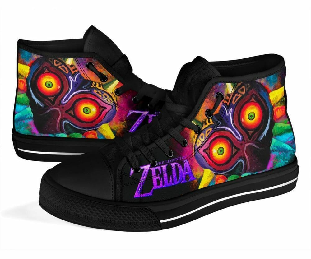 Majora Sneakers Legend Of Zelda High Top Shoes