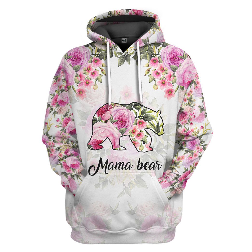 Mama Bear Mothers Day All Over Print T-Shirt Hoodie Apparel