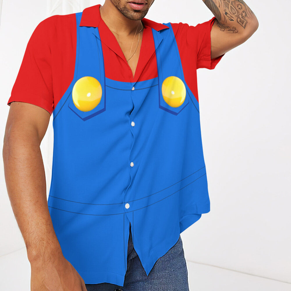 Mario Custom Short Sleeve Shirt