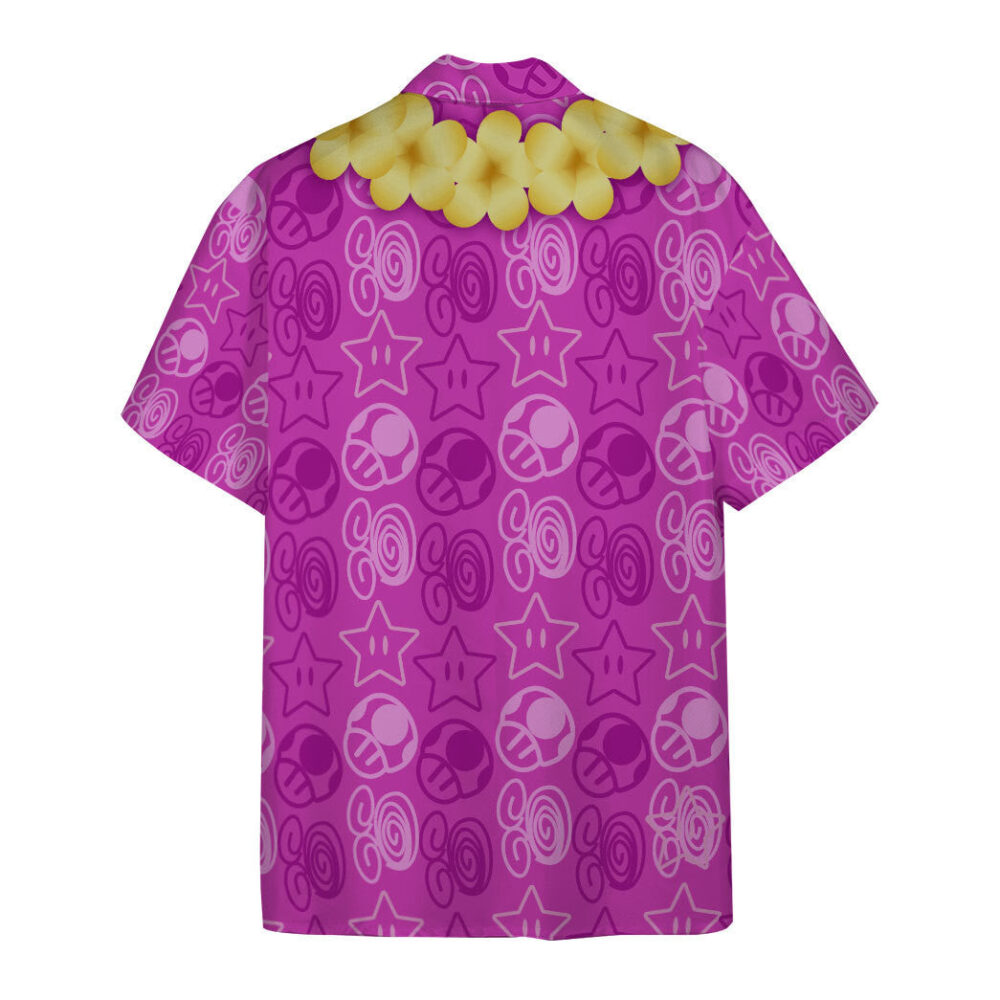 Mario Resort Outfit Purple Custom Short Sleeve Shirt