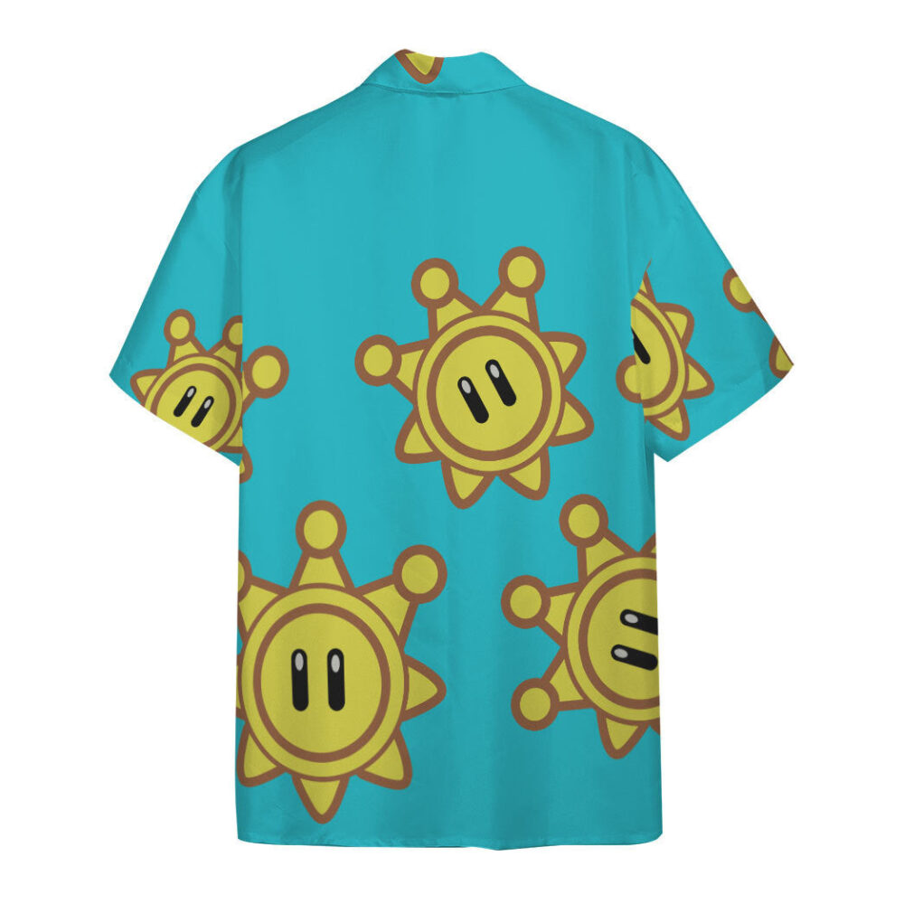 Mario Sunshine Custom Short Sleeve Shirt