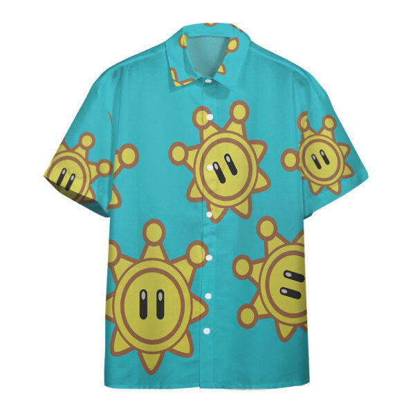 Mario Sunshine Custom Short Sleeve Shirt