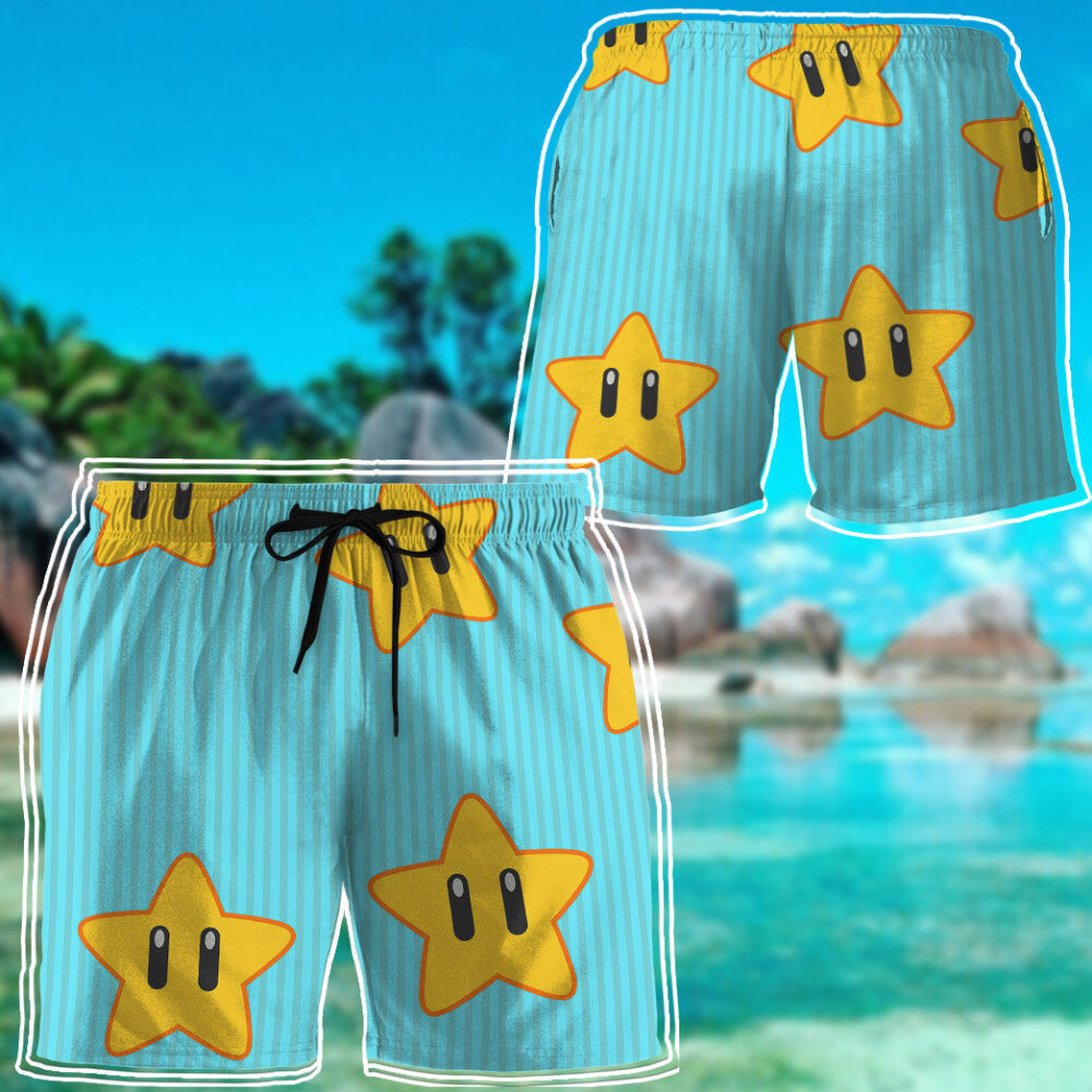 Mario Sunshine Custom Short Sleeve Shirt