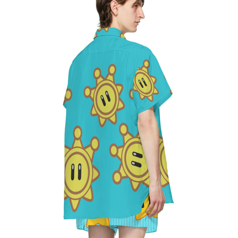 Mario Sunshine Custom Short Sleeve Shirt