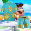 Mario Sunshine Custom Short Sleeve Shirt V5Voj